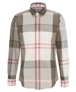 Men's Barbour | Harris Tailored Shirt | Glenmore Olive Tartan