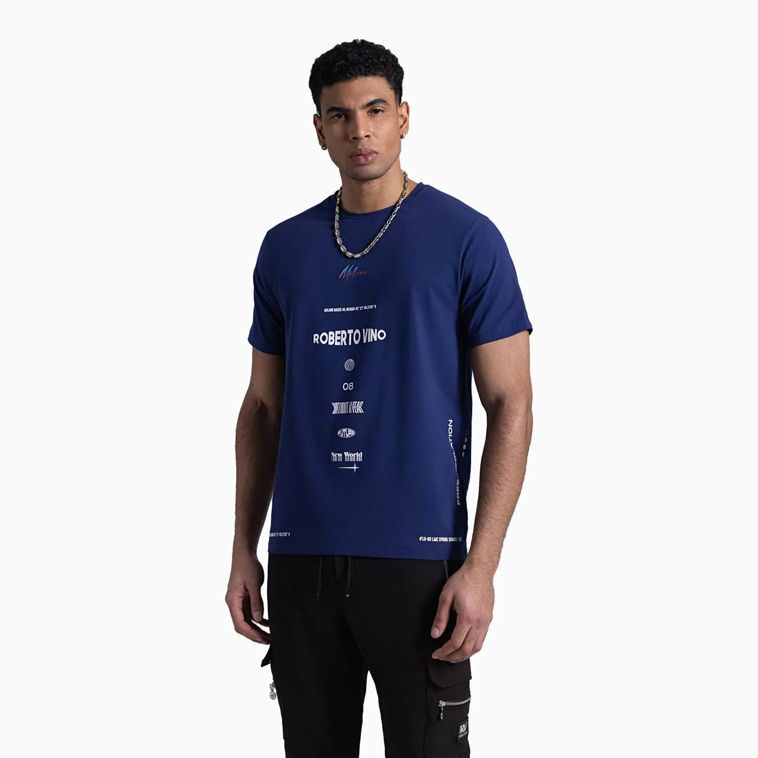 Men's Big Logo Crew Neck T Shirt