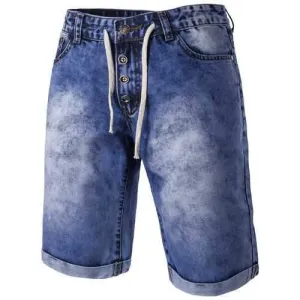 Men's Casual Elastic Waist Denim Short