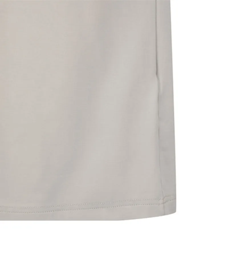 Men's Collar Combination L/TS - Beige