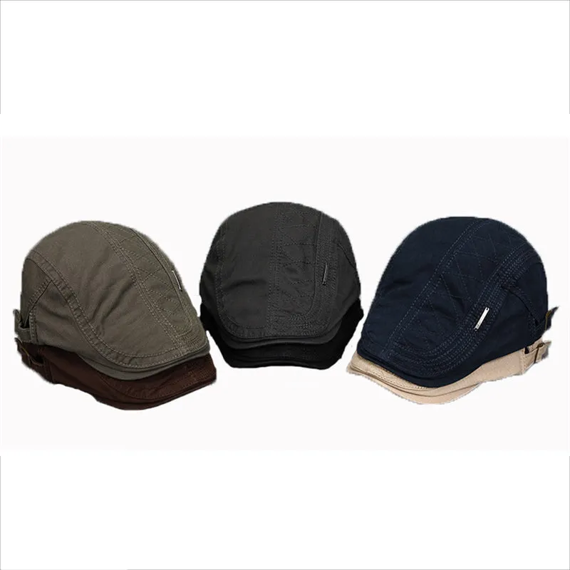 Mens Fashion Casual Denim Beret