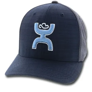 Men's Hooey"Web" Hooey Navy / Grey Flexfit with Hooey Logo Cap