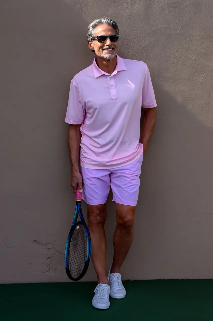 Men's Light Pink Performance Short