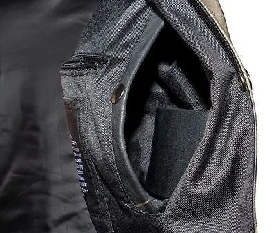 Men's Motorcycle riding Son of anarcy distressed leather vest with 2 Gun Pockets