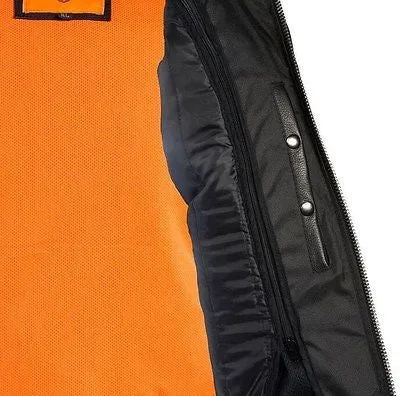 MEN'S MOTORCYCLE SCOOTER JACKET WITH WITH 2 GUN POCKETS & VENT
