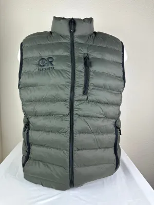 Men's Olive and Black Vest