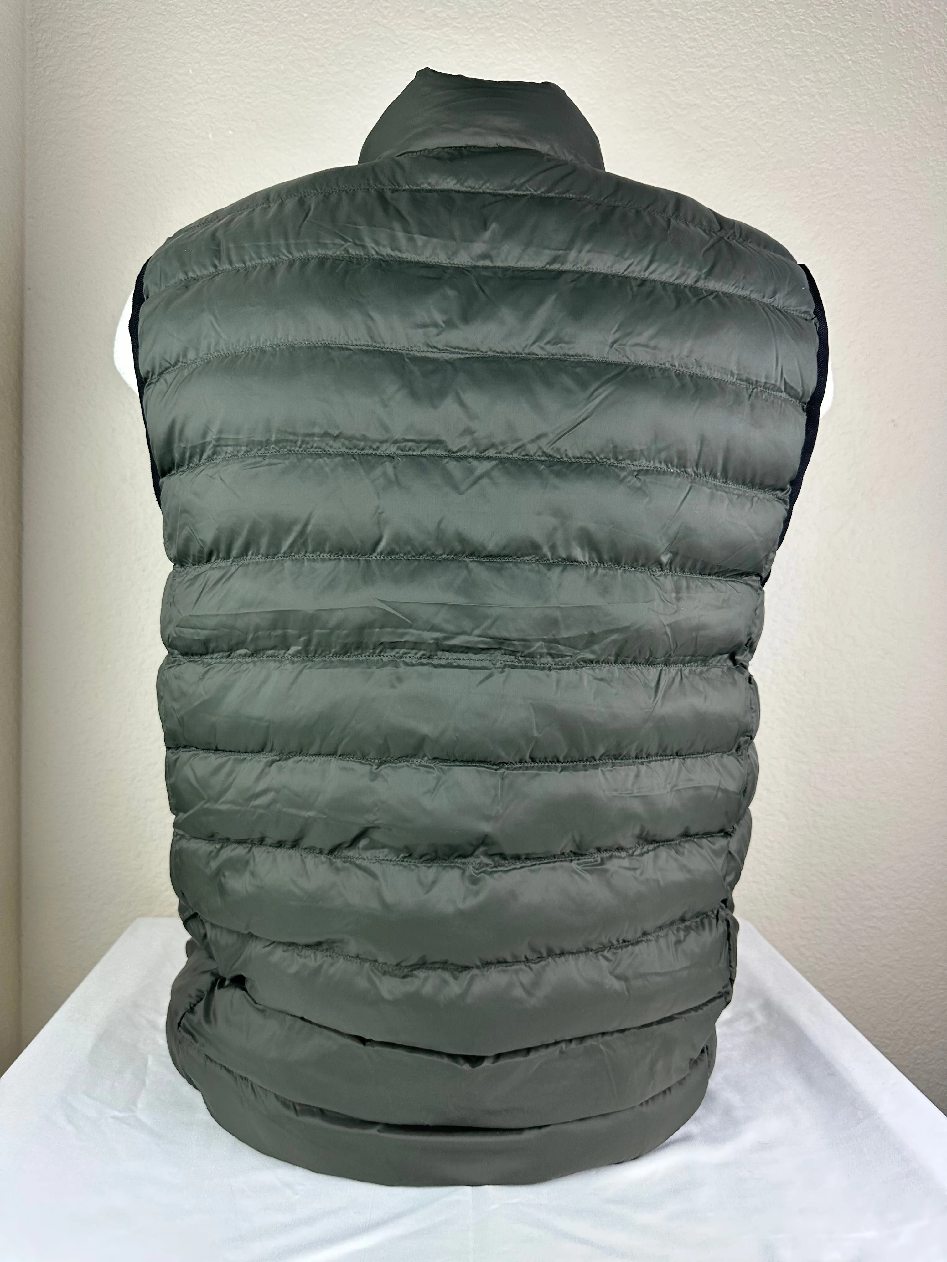 Men's Olive and Black Vest