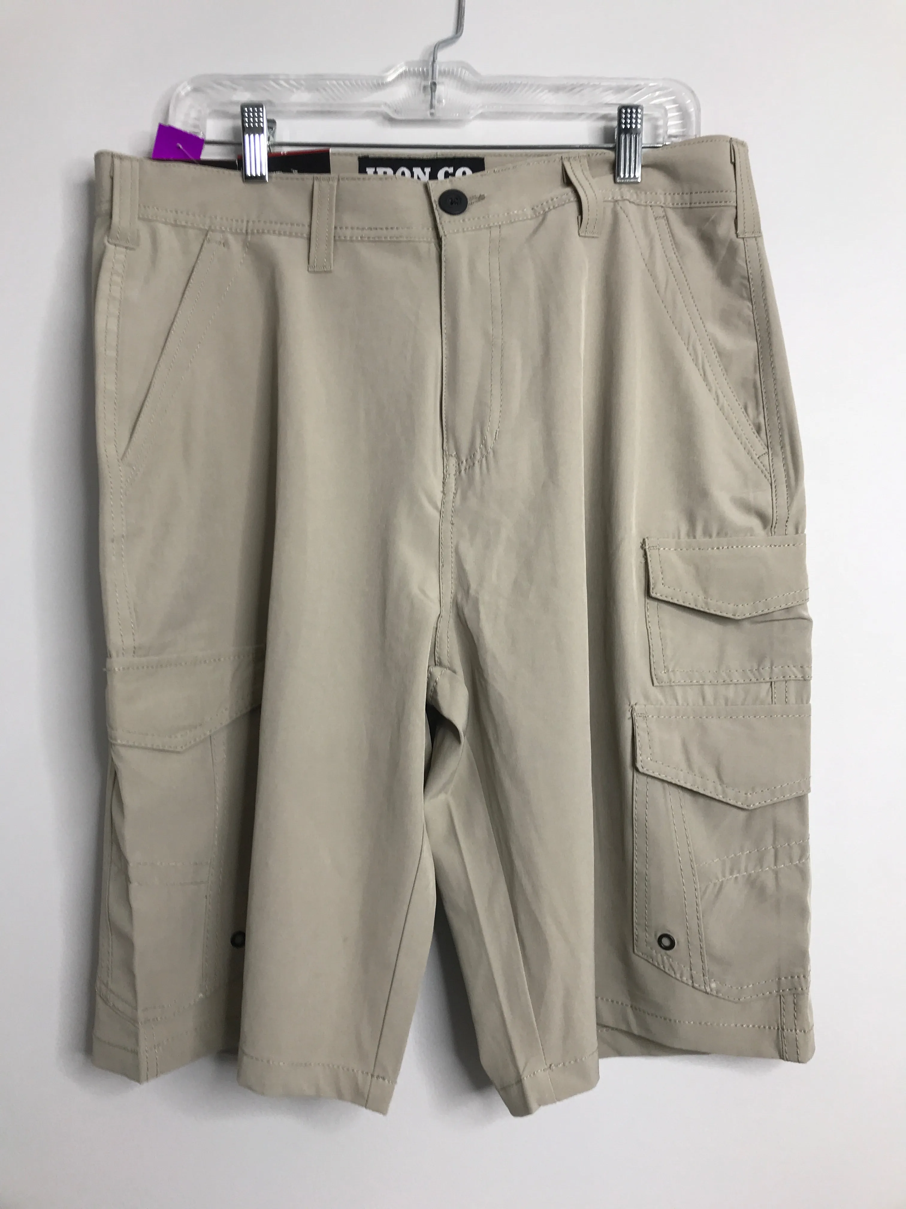Mens Pant Size 34 Men's(MD) Khaki Iron Co. NWT Shorts