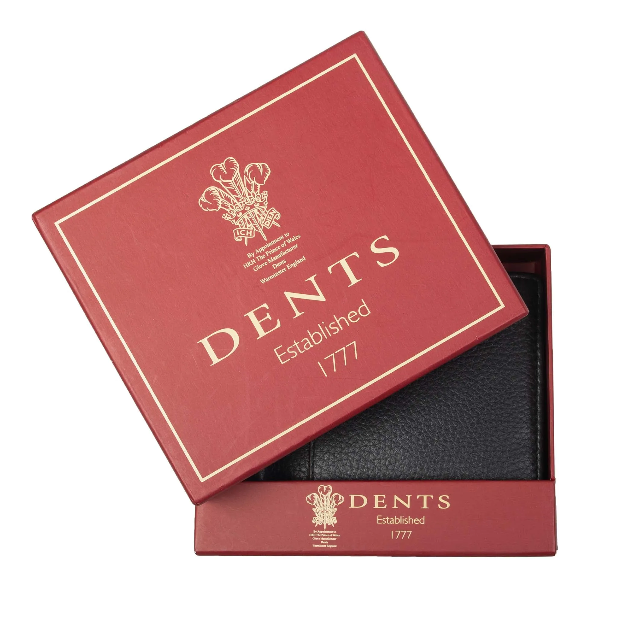 Men's Pebble Grain Leather Bifold Wallet with Money Clip and RFID Blocking