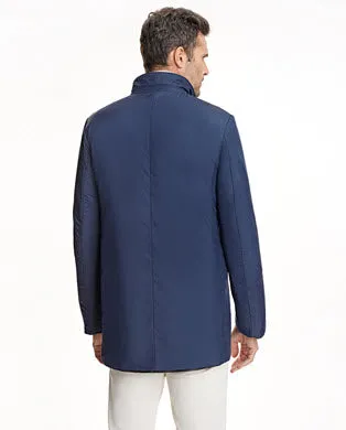 Men's Reversible Leather & Nylon Jacket