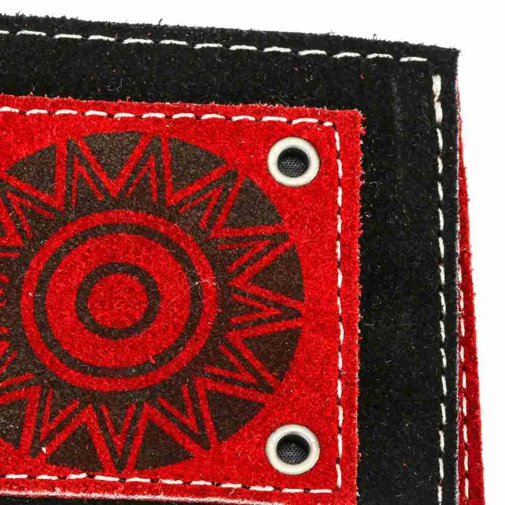 Men's Suede Leather Wallet - Black Exterior
