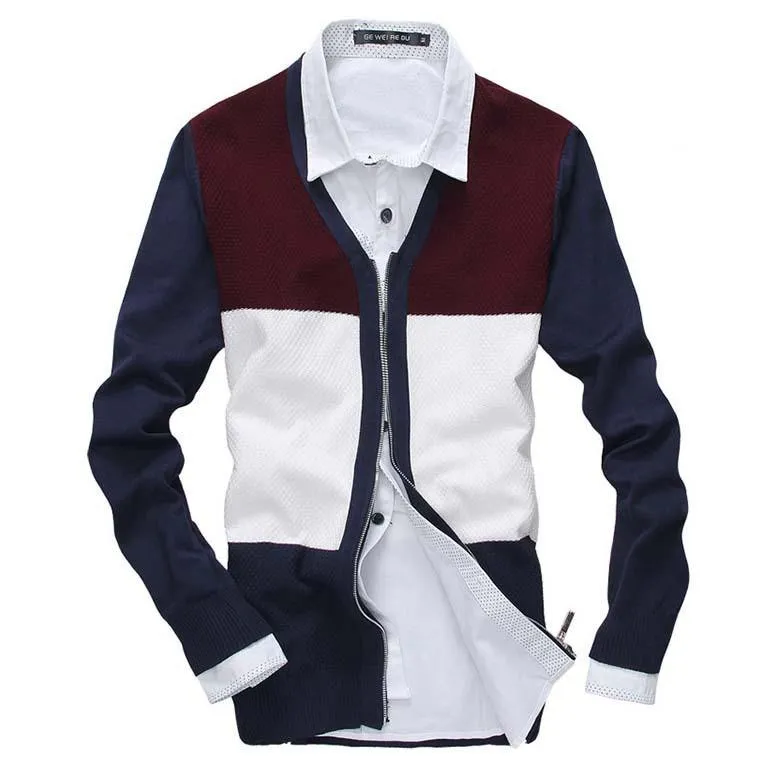 Men's V-Neck Fashion Cardigan