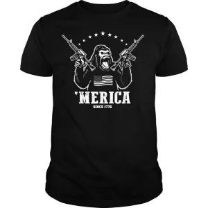 'Merica King Kong Shirt (Black)