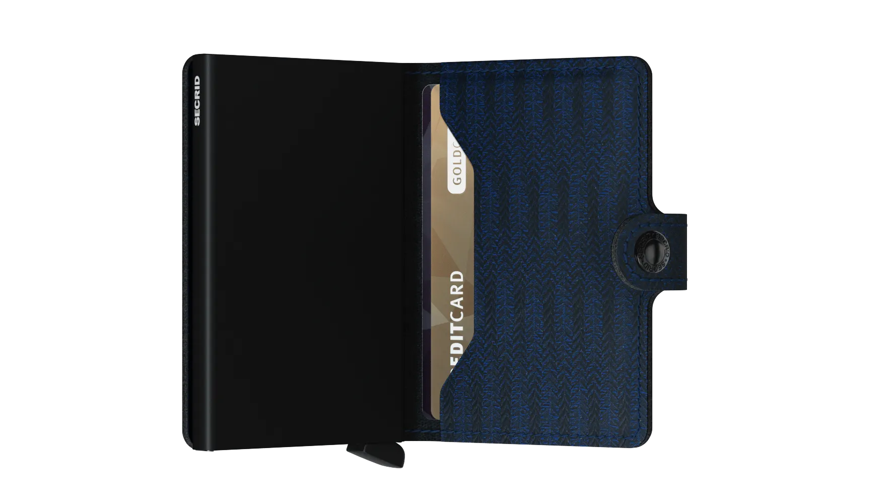 Miniwallet Dash Navy RFID Secure