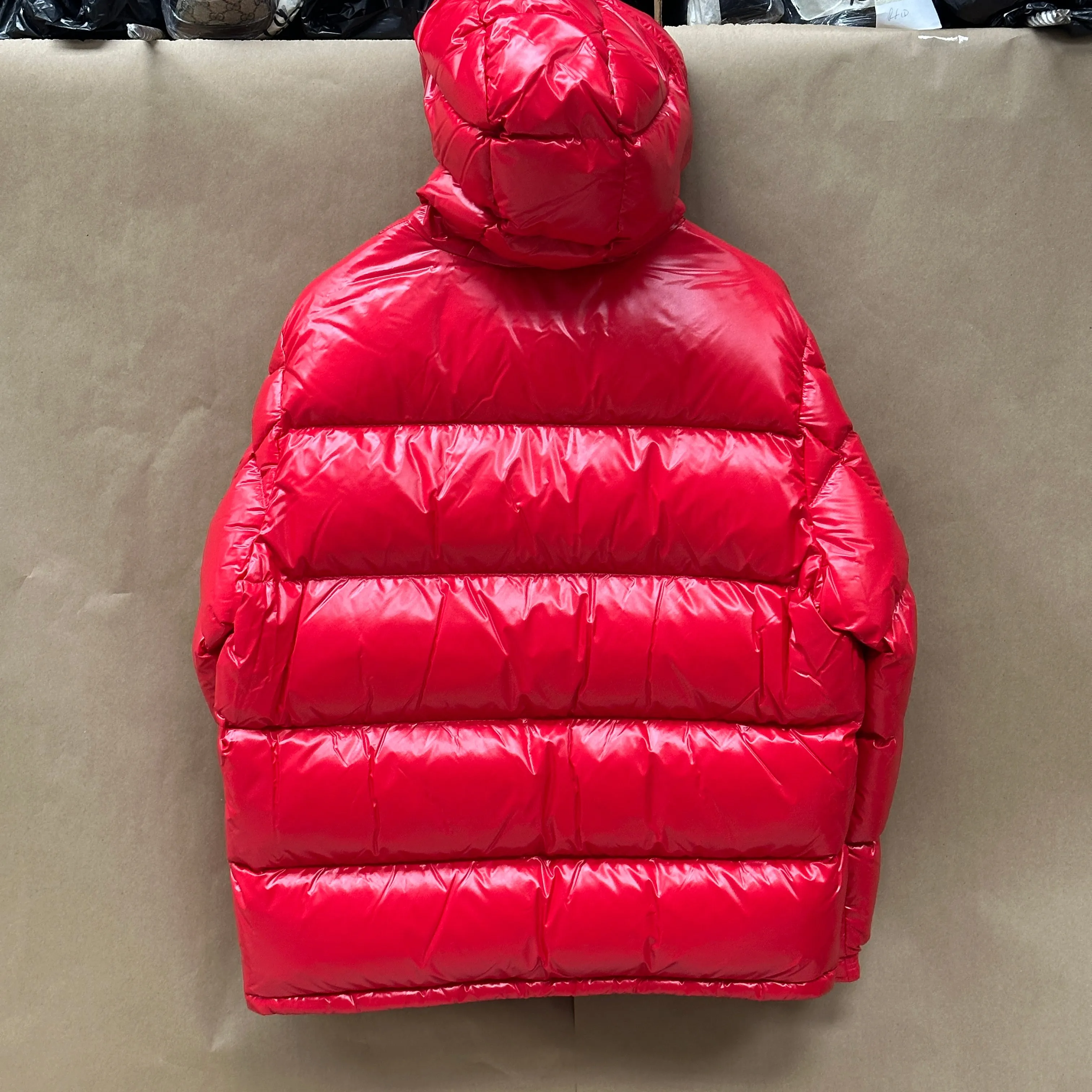 Moncler Men's Maya Red Puffer Jacket - Size 7