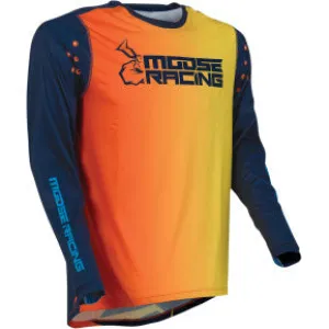 MOOSE RACING SOFT-GOODS Agroid Jersey - Navy/Orange