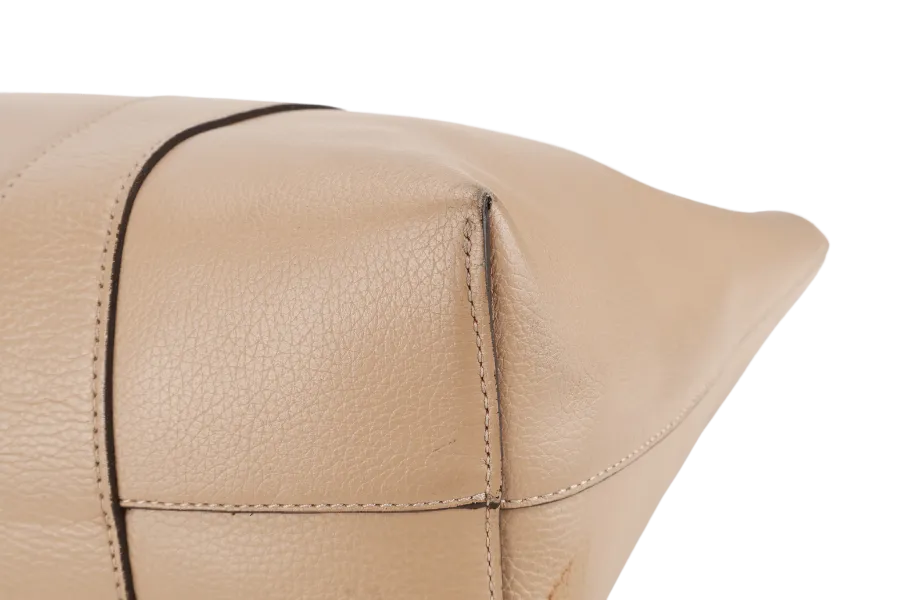 MULBERRY BAYSWATER TOTE MAPLE & NAVY SMALL CLASSIC GRAIN WITH CONTRAST GOLD HARDWARE WITH DUST COVER