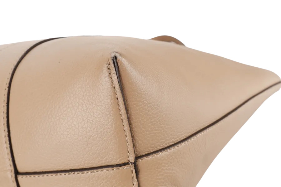 MULBERRY BAYSWATER TOTE MAPLE & NAVY SMALL CLASSIC GRAIN WITH CONTRAST GOLD HARDWARE WITH DUST COVER