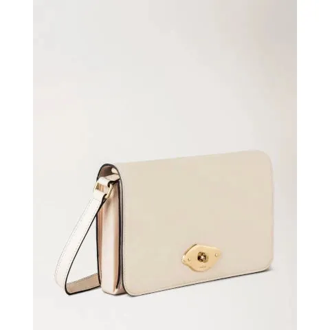 Mulberry Lana Wallet on Strap in Egg Shell