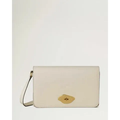 Mulberry Lana Wallet on Strap in Egg Shell