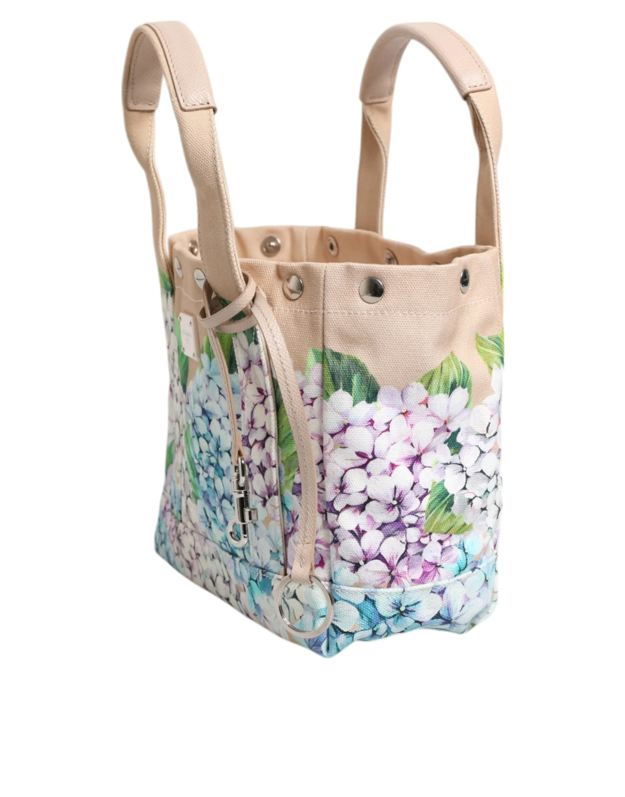 Multicolor Floral Canvas TANIA Top Handle Tote Borse Bag