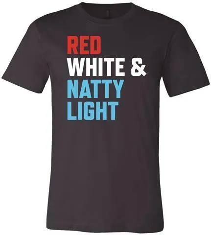 Natural Light Red White and Natty Light T-Shirt