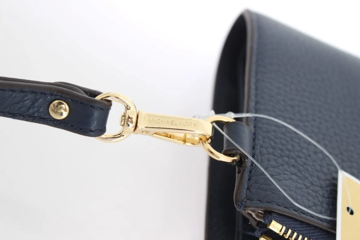 Navy Blue JET SET Travel Wristlet Wallet