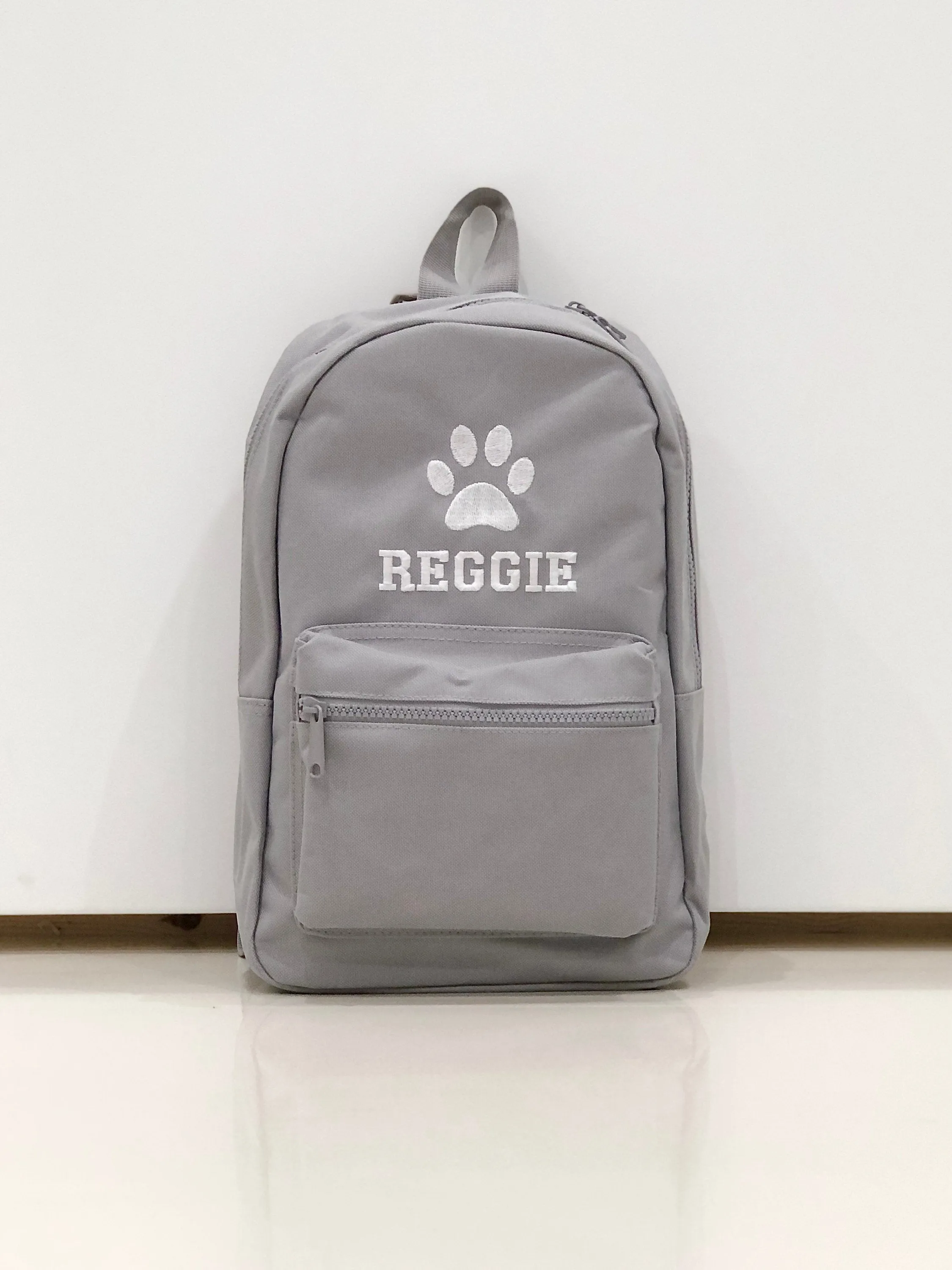 (Navy) Personalised Name & Design Unisex Mini Nursery School Backpack Rucksack Bag
