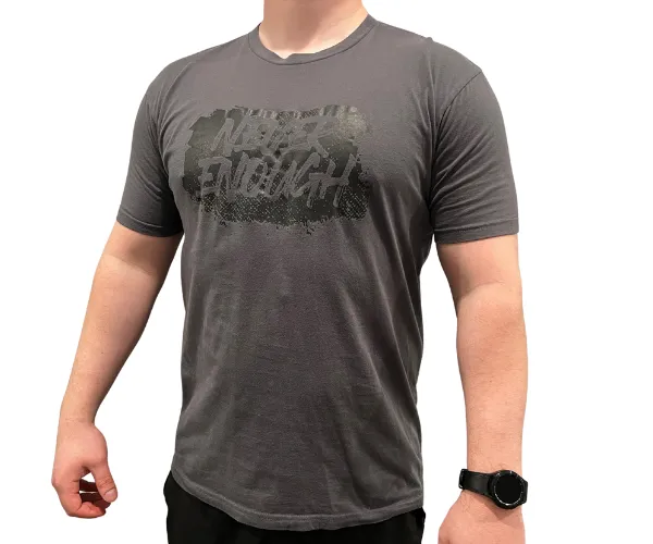 Never Enough T-Shirt - Olive Green/Dark Gray