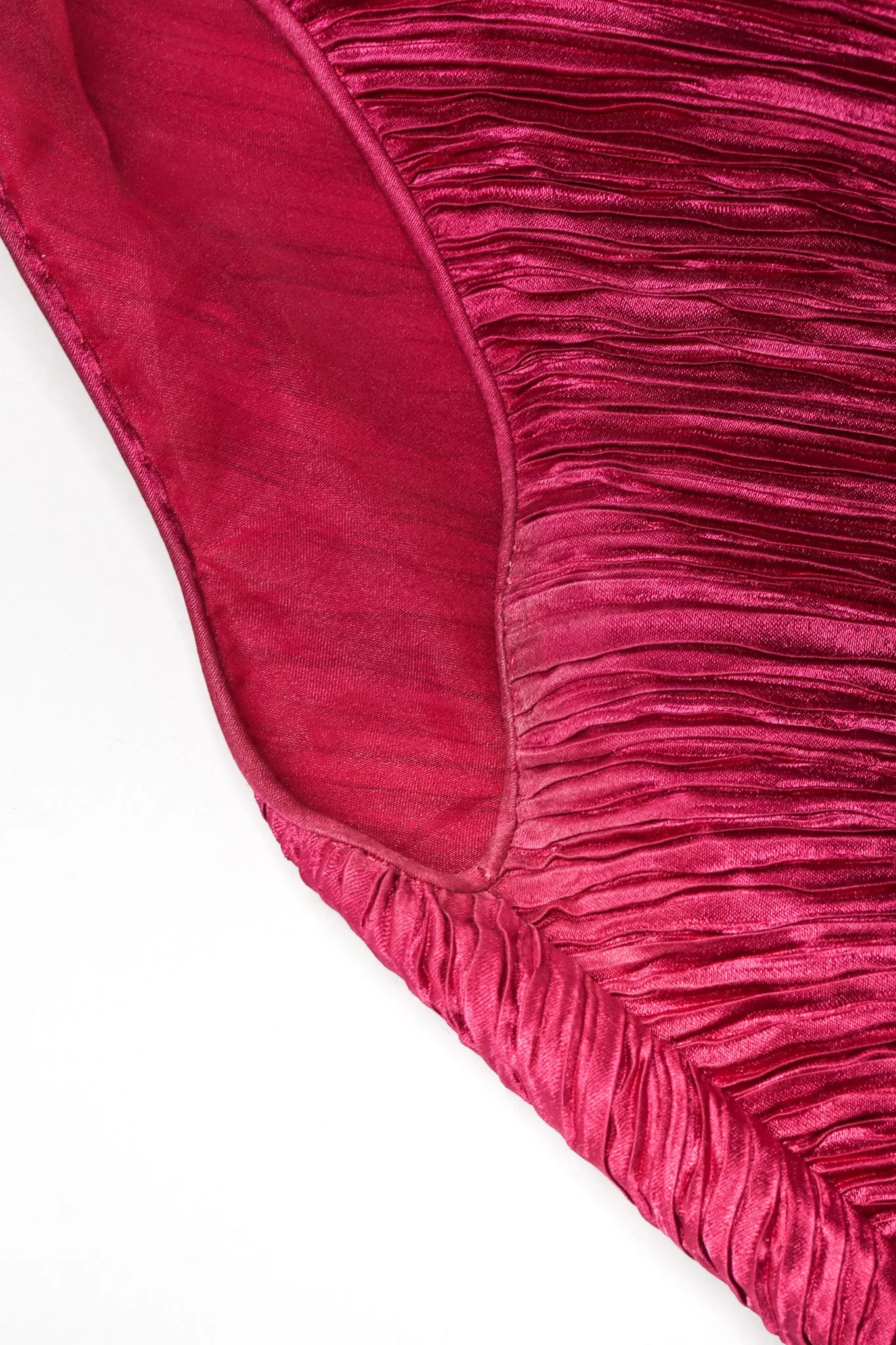 One-Shoulder Colorblock Gown