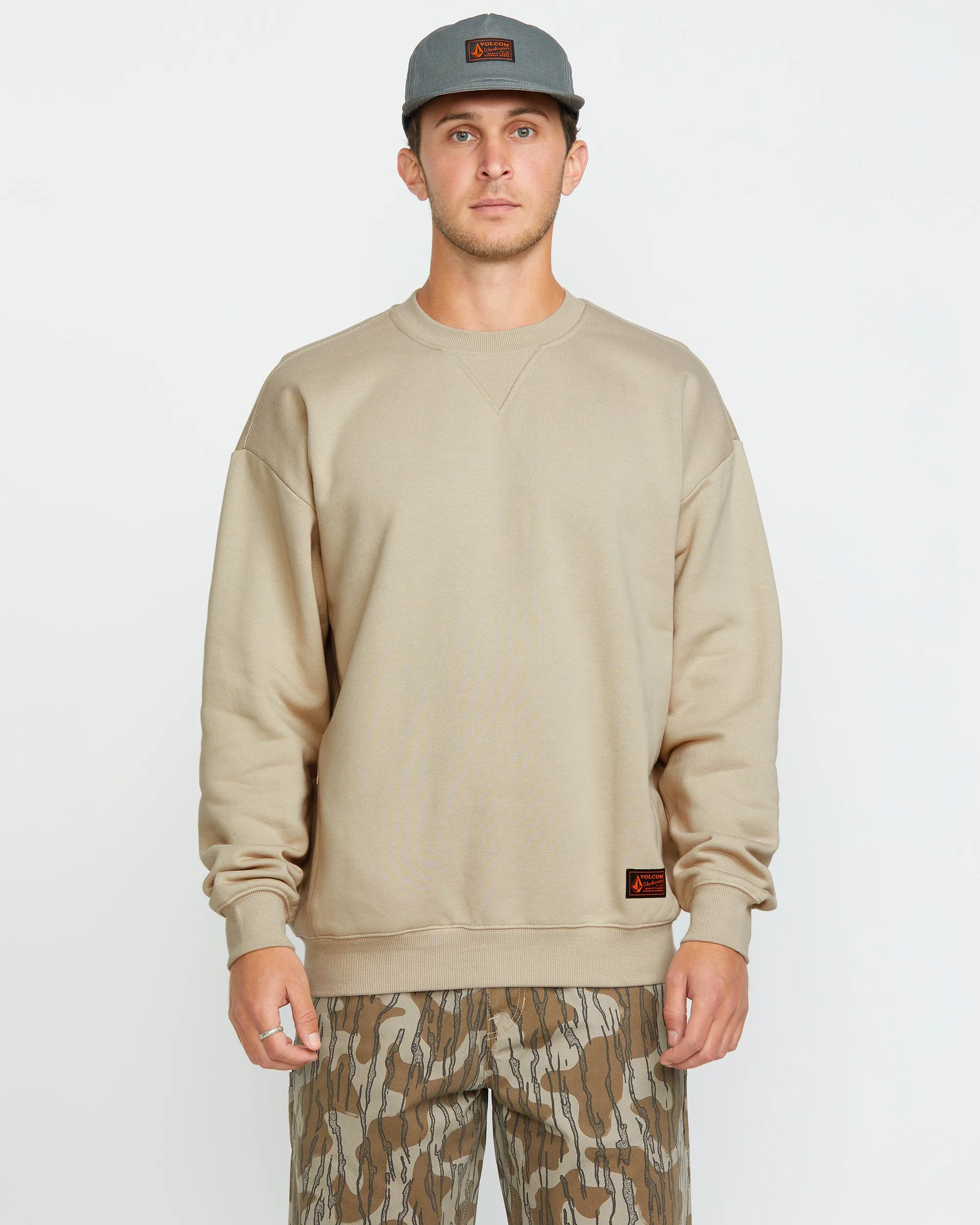 Operators Sweatshirt - LIGHT KHAKI
