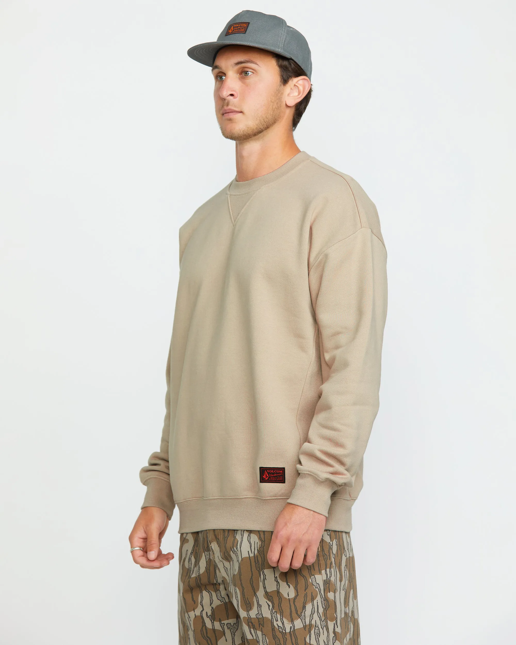 Operators Sweatshirt - LIGHT KHAKI