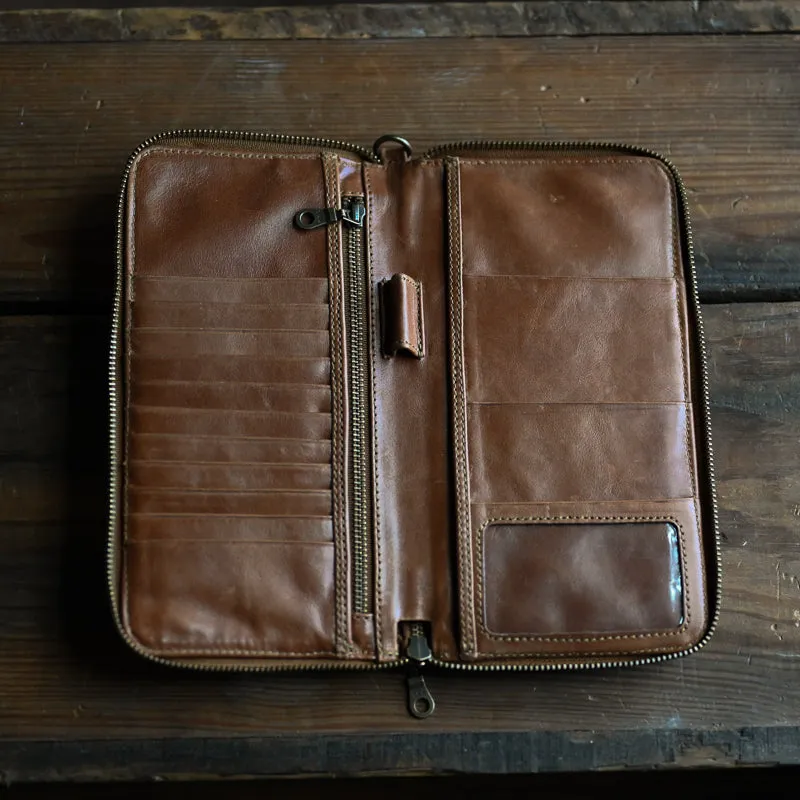 Passport Case | Luxe Caramel Croc