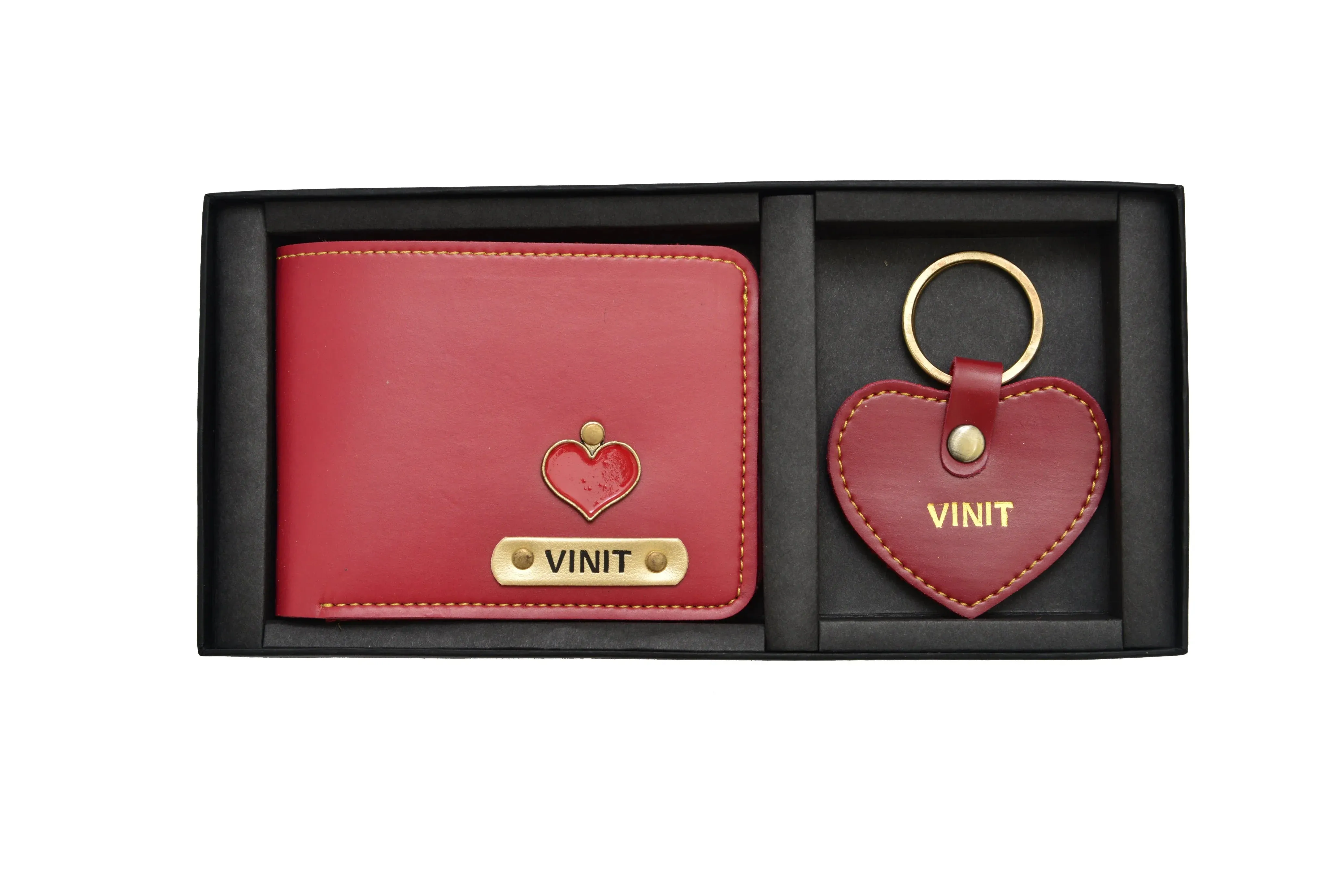 Personalized Men's Valentine Special Combo (2 pcs) - Wine