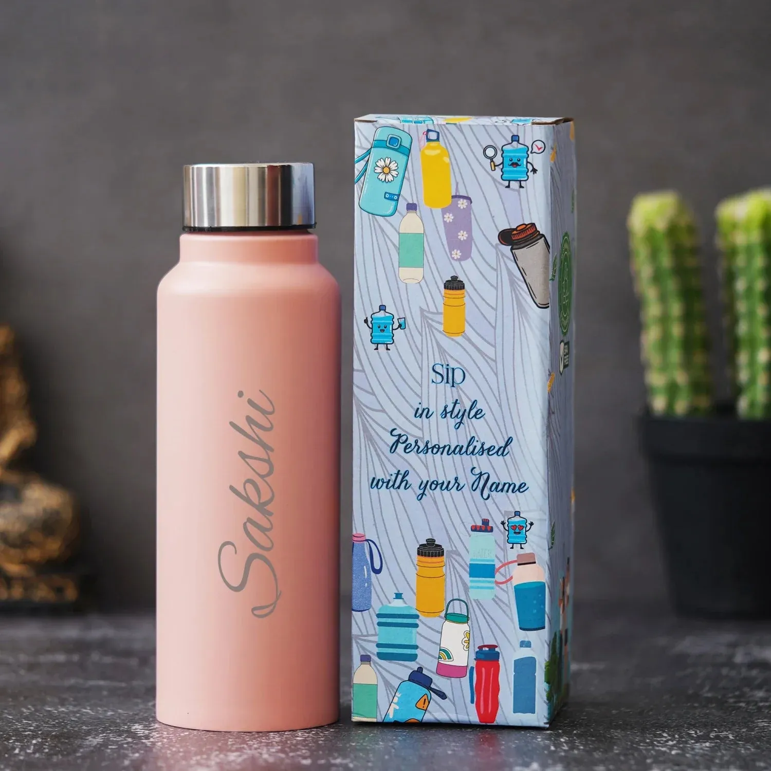 Personalized Perfect Classic Water Bottle - Multi Color 15