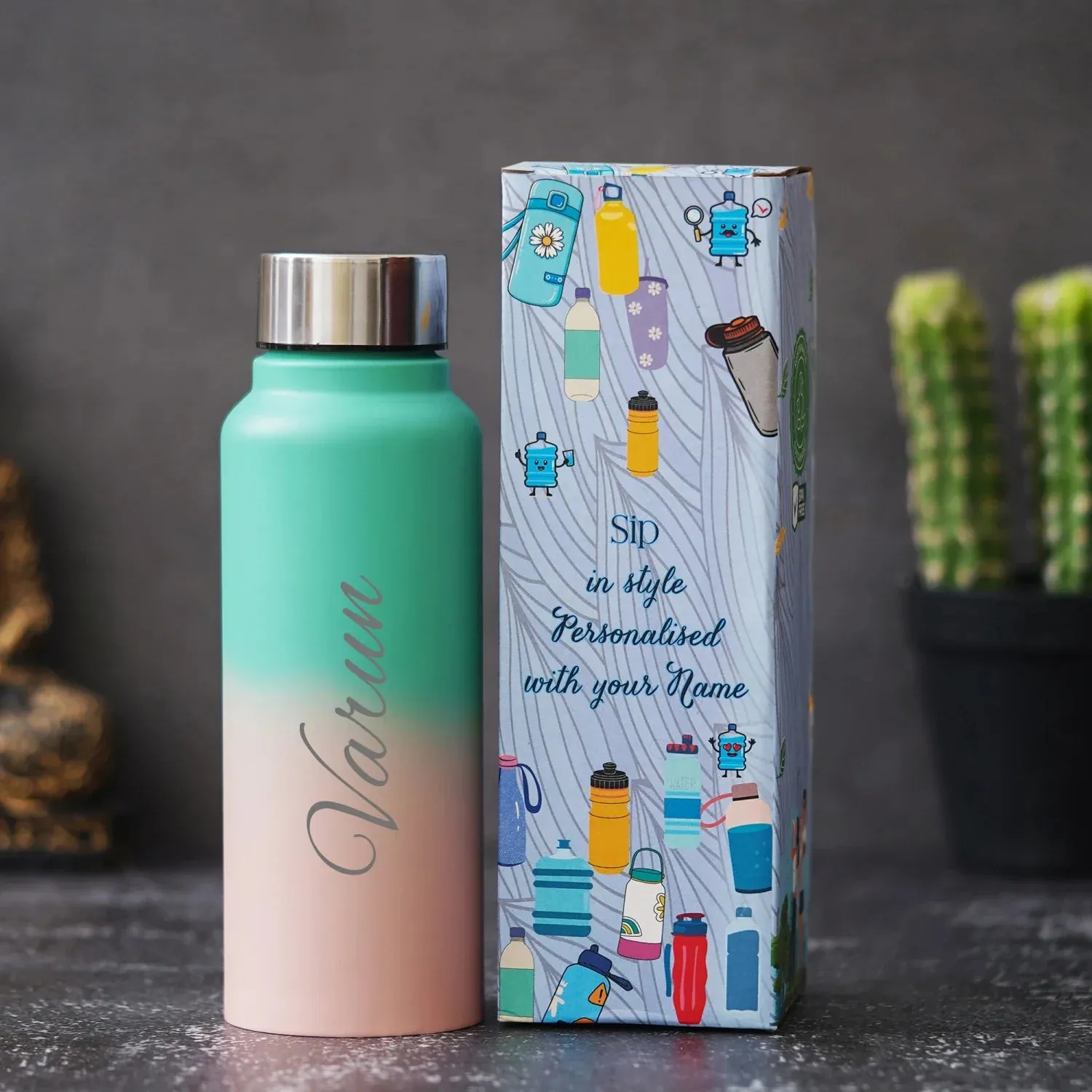 Personalized Perfect Classic Water Bottle - Multi Color 4