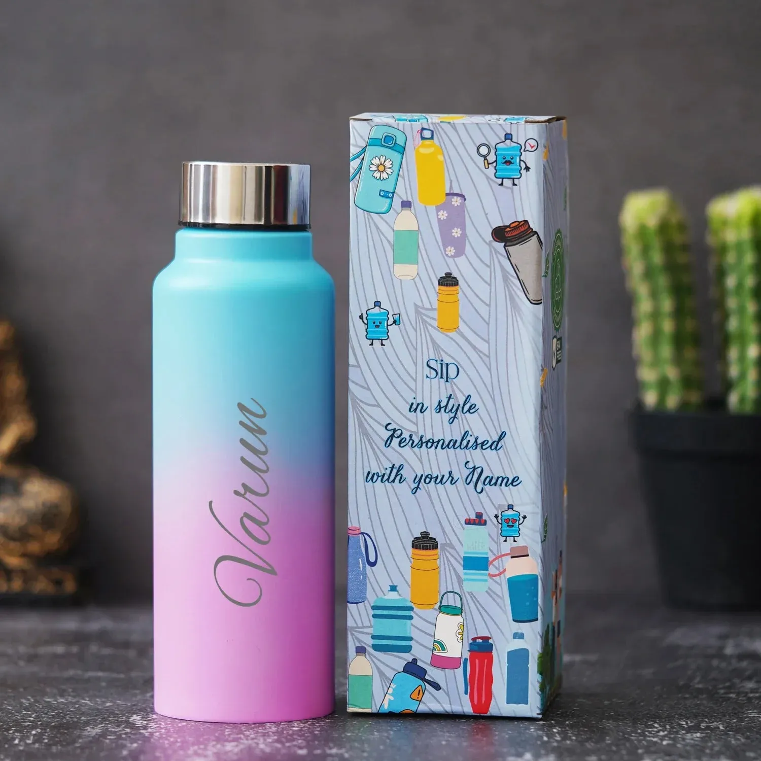 Personalized Perfect Classic Water Bottle - Multi Color 6