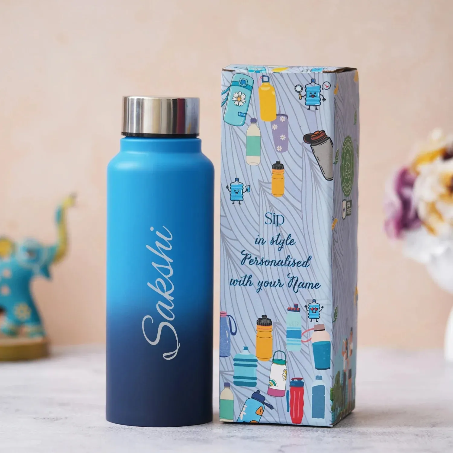 Personalized Perfect Classic Water Bottle - Multi Color 9