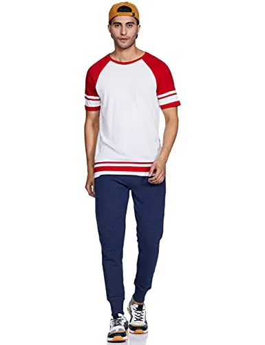 Peter England Men's Western Sweatpants (PETPNTNY3218504_Navy_L)