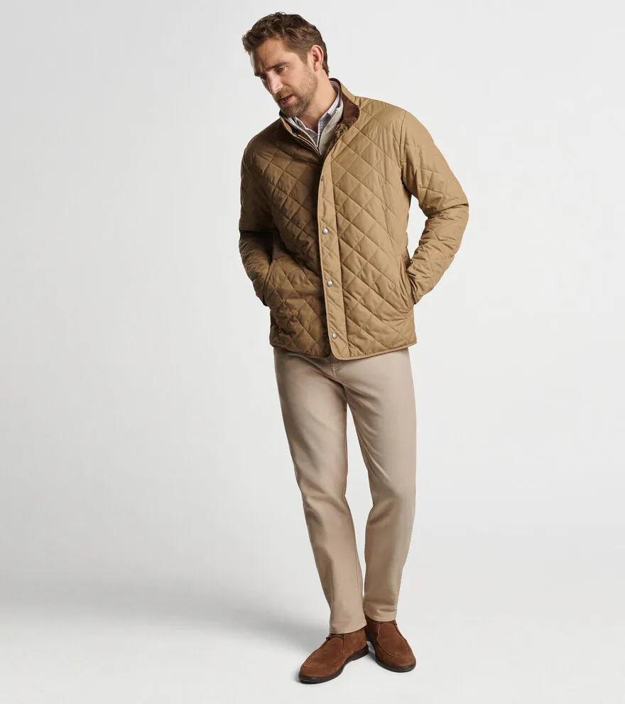 Peter Millar-Suffolk Coat - Khaki