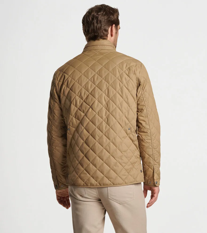 Peter Millar-Suffolk Coat - Khaki