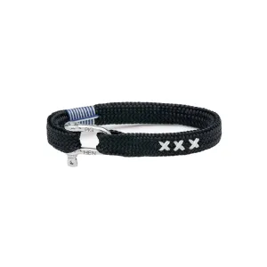 Pig & Hen Sharp Simon COA Navy | Silver Men's Bracelet