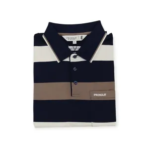Pringle Men's Brennon Mercerised Golfer Navy