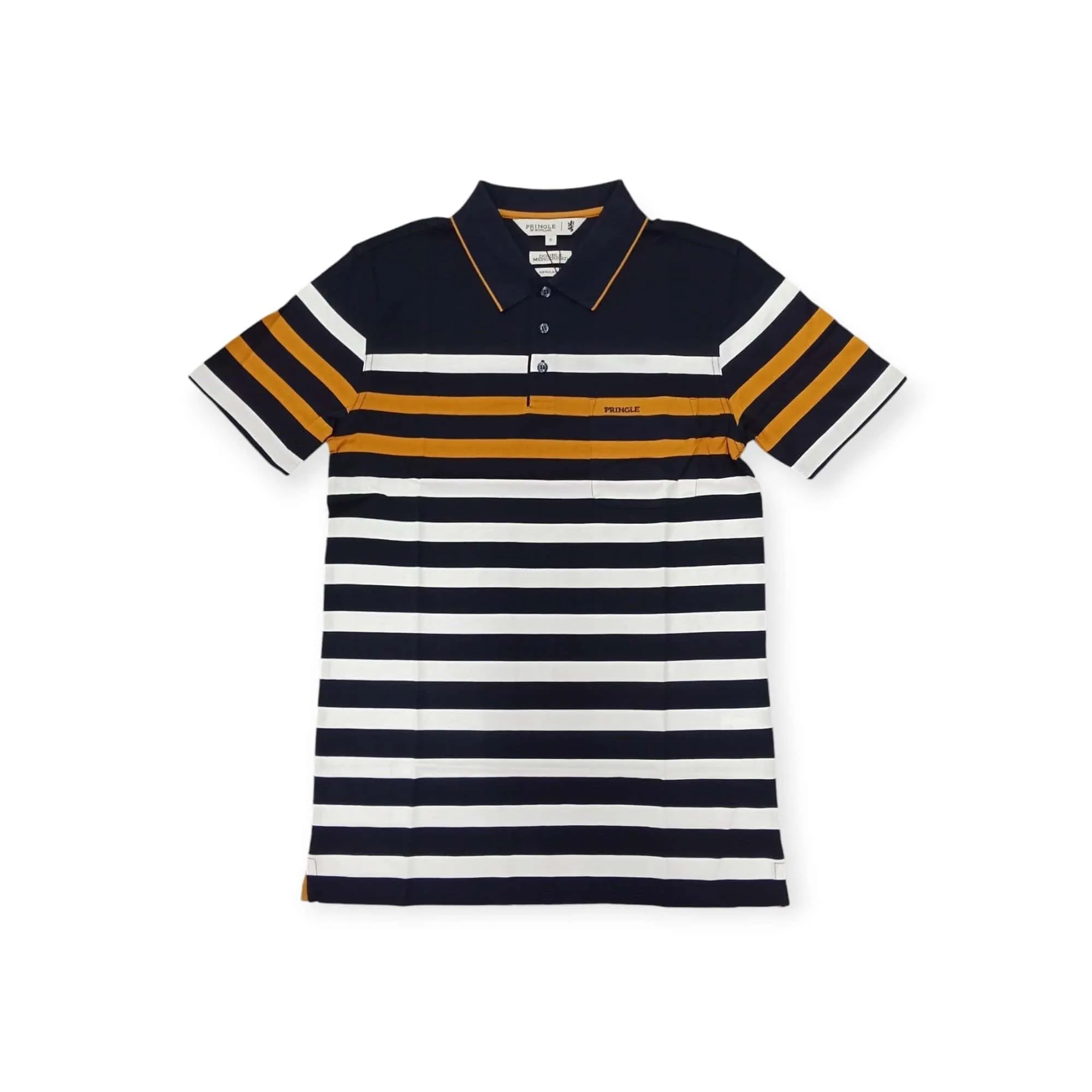 Pringle Men's Victor Mercerised Golfer Navy