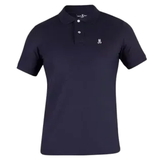 Psycho Bunny Mens Classic Polo Navy B6K001ARPC-410