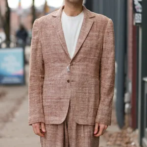 R Blazer in Burnt Umber Chambray