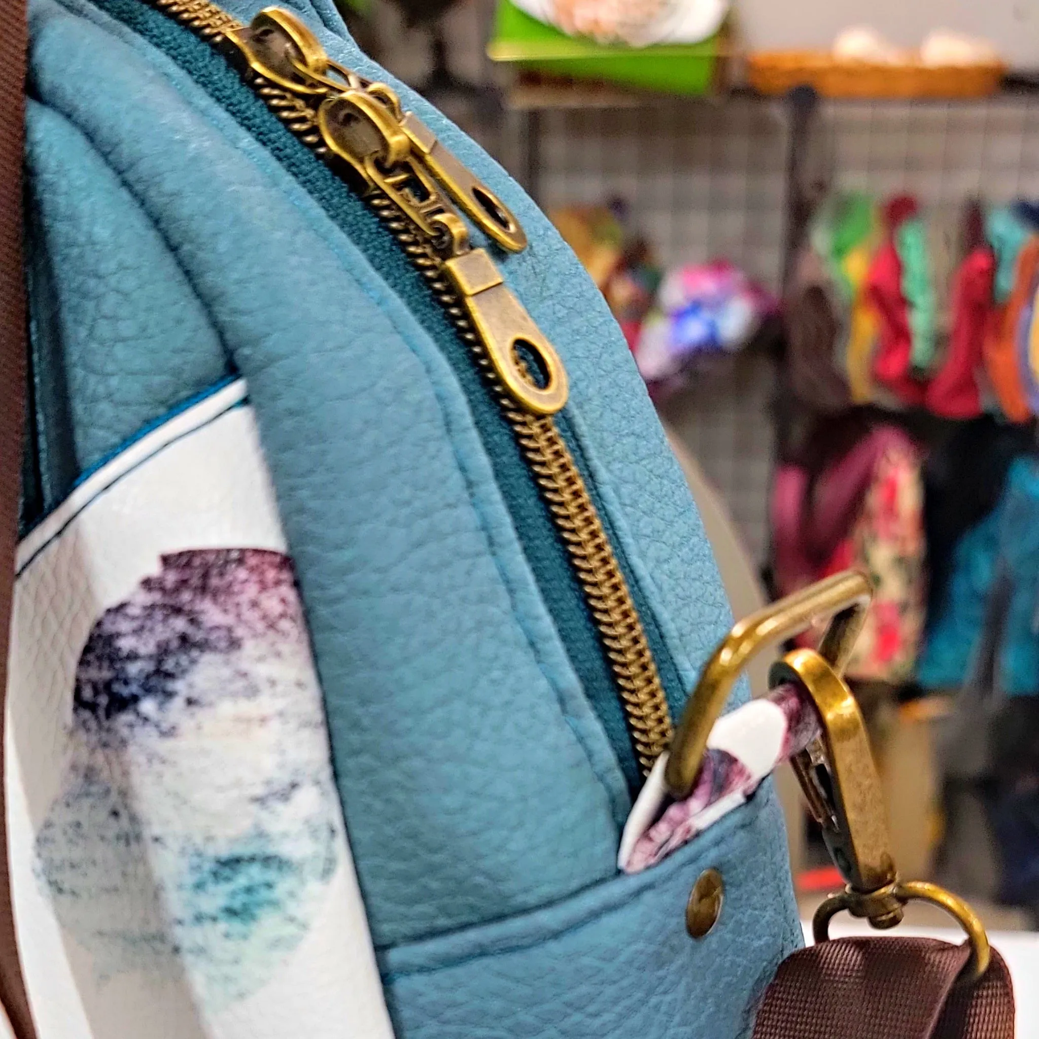 Rainbow Leopard Betty Bowler Handbag