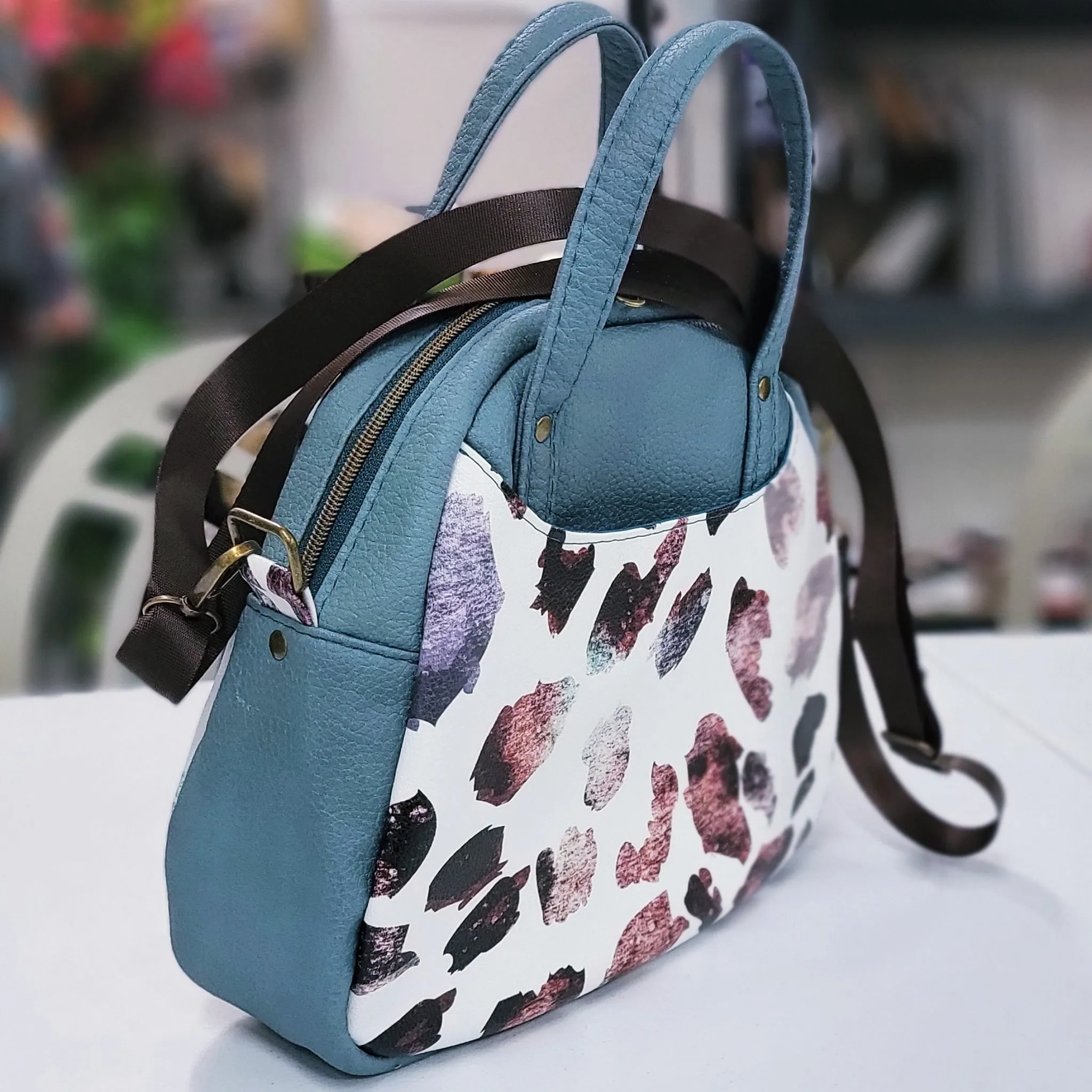 Rainbow Leopard Betty Bowler Handbag