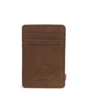Raven Wallet Nubuck Brown Leather