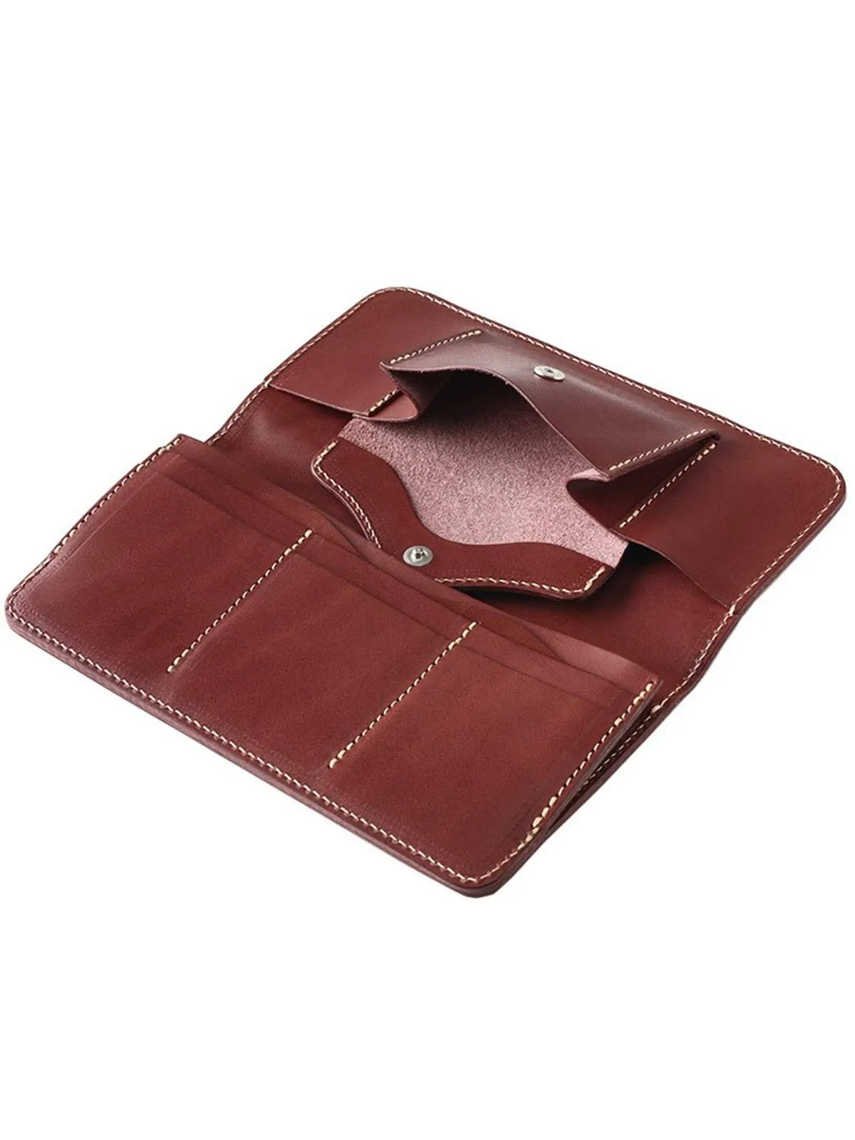 REDMOON Long Wallet RMR-02T DTN Red Brown